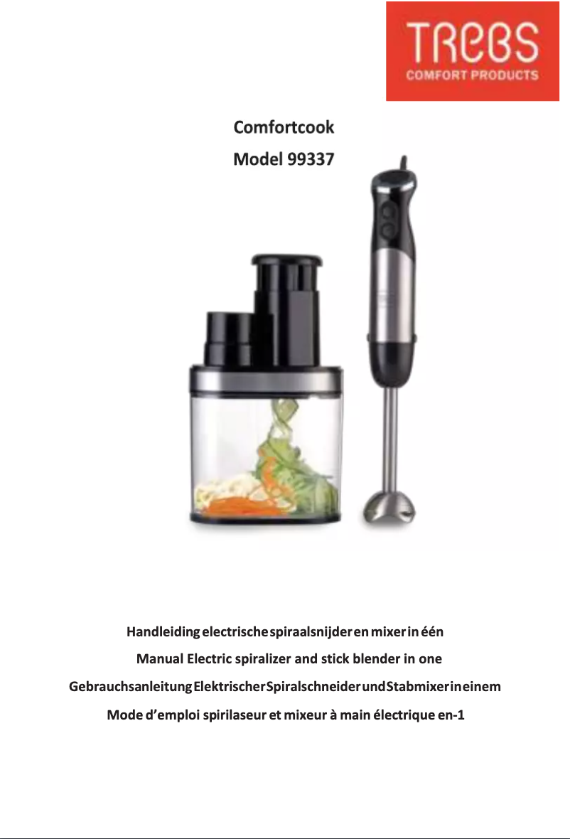 Image de la première page du manuel de l'appareil Comfortcook 99337