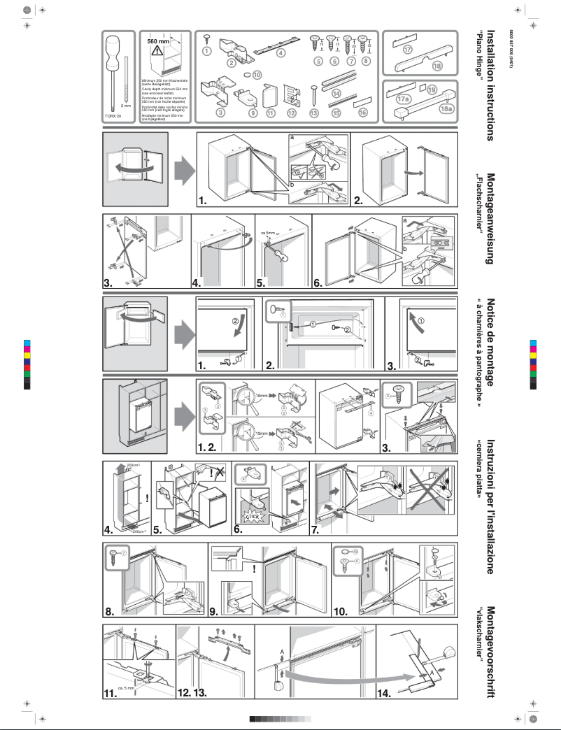 Page n°1 - Guide d'installation Neff K9524X7GB