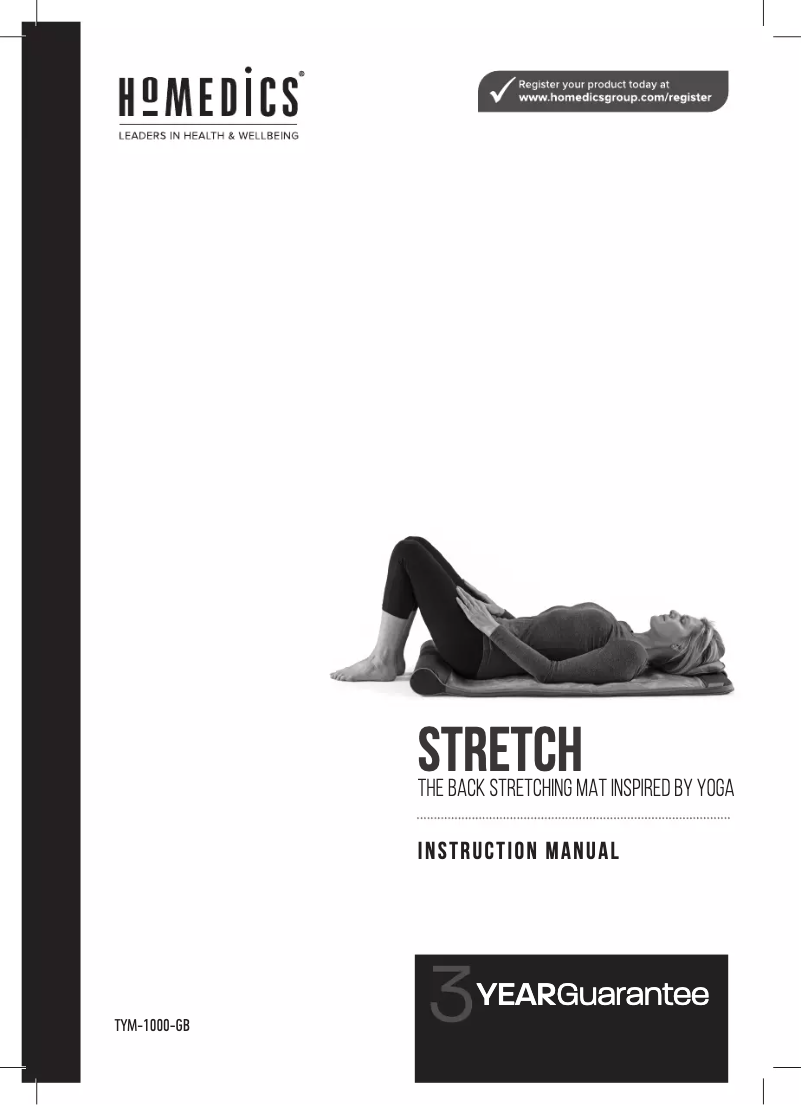 Page 1 de la notice Manuel utilisateur Homedics Stretch