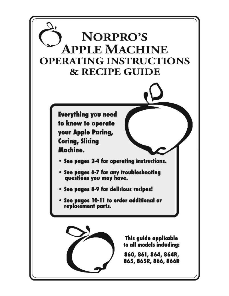 Image de la première page du manuel de l'appareil Apple Mate 860