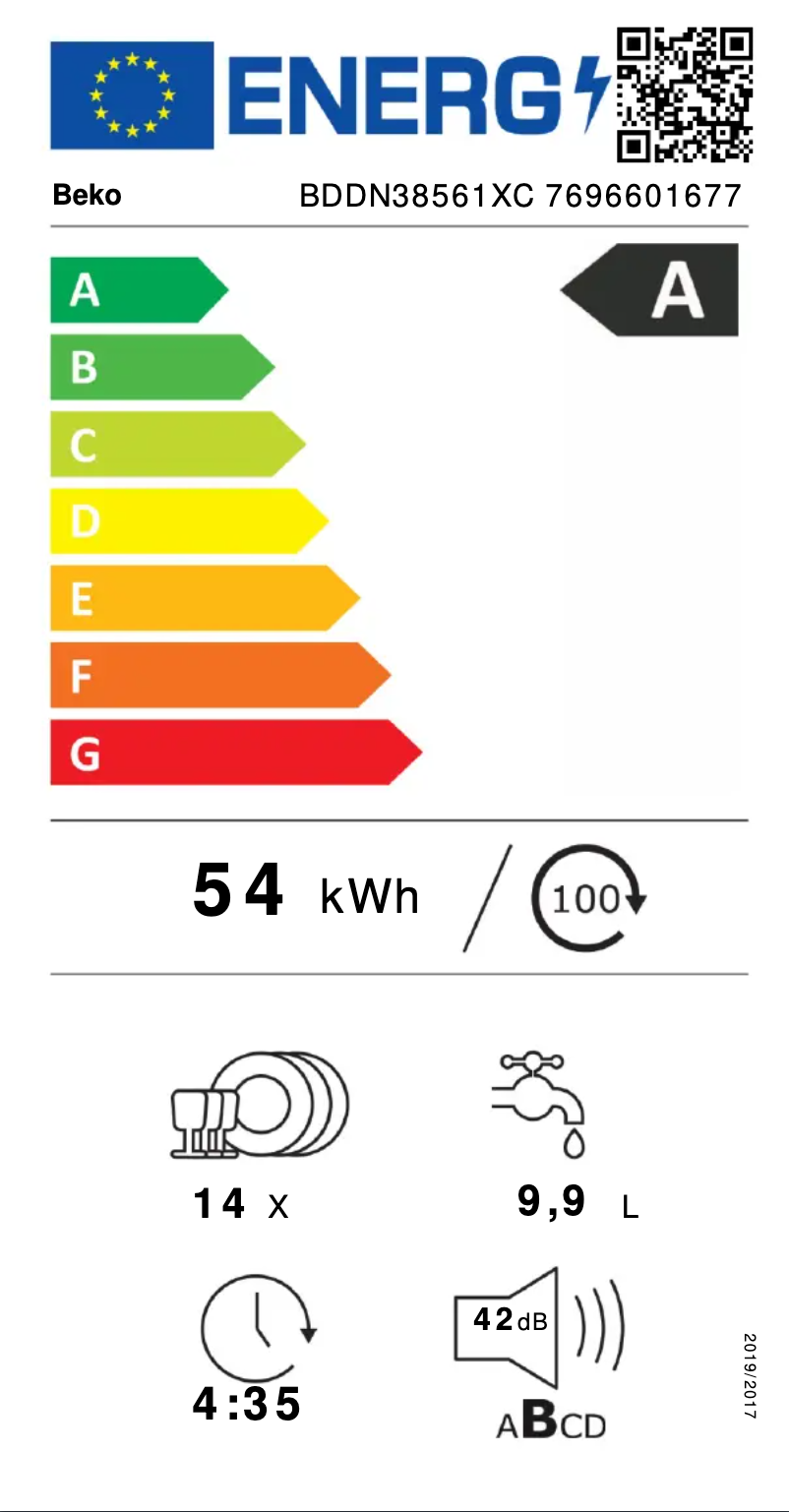 Image de la première page du manuel de l'appareil BDDN38561XC