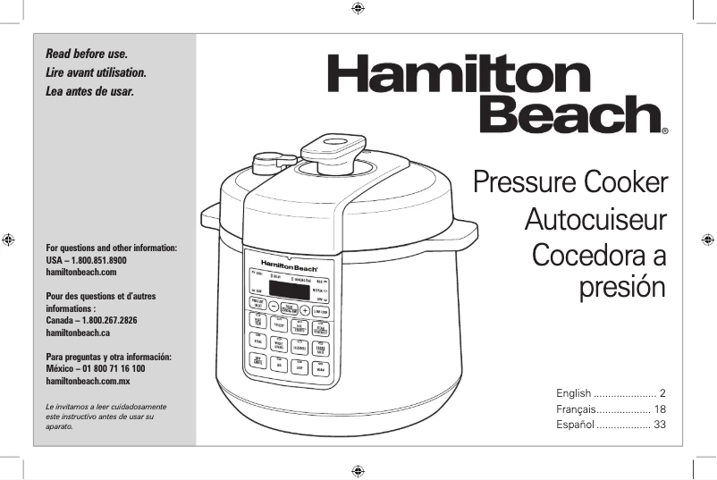 Image de la première page du manuel de l'appareil 34500