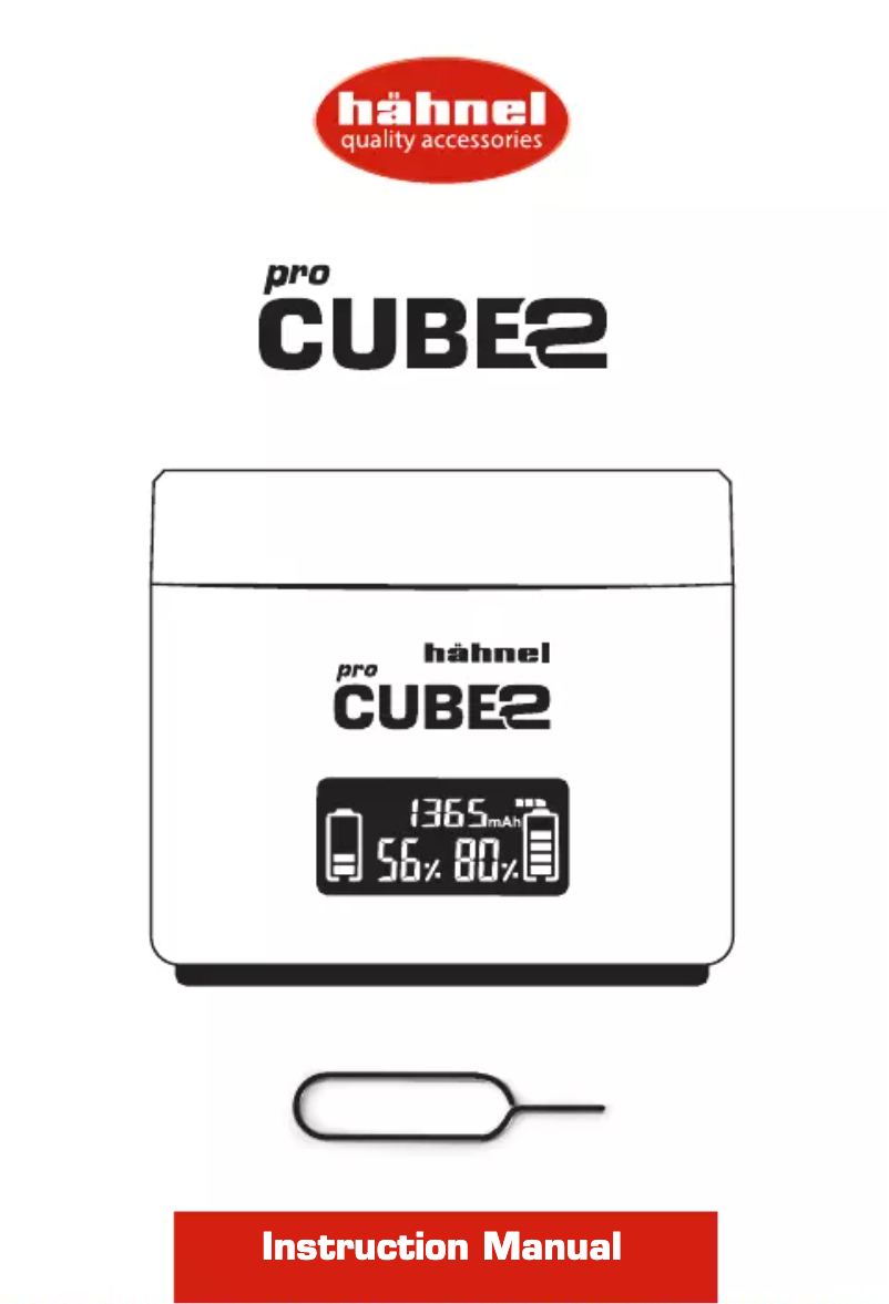 Image de la première page du manuel de l'appareil ProCube2