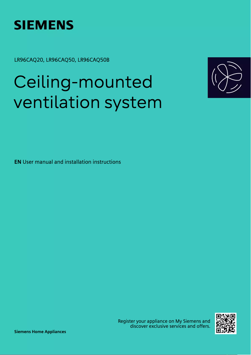 Image de la première page du manuel de l'appareil LR96CAQ50B