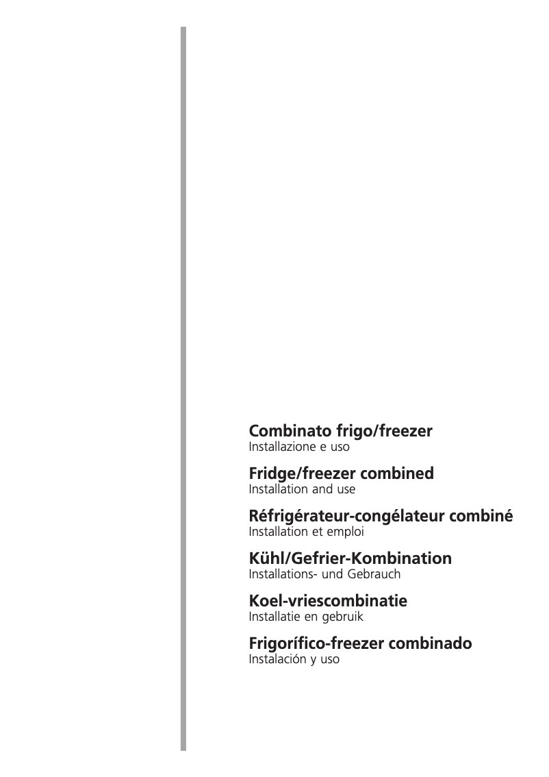 Page 1 de la notice Manuel utilisateur Smeg CR330A