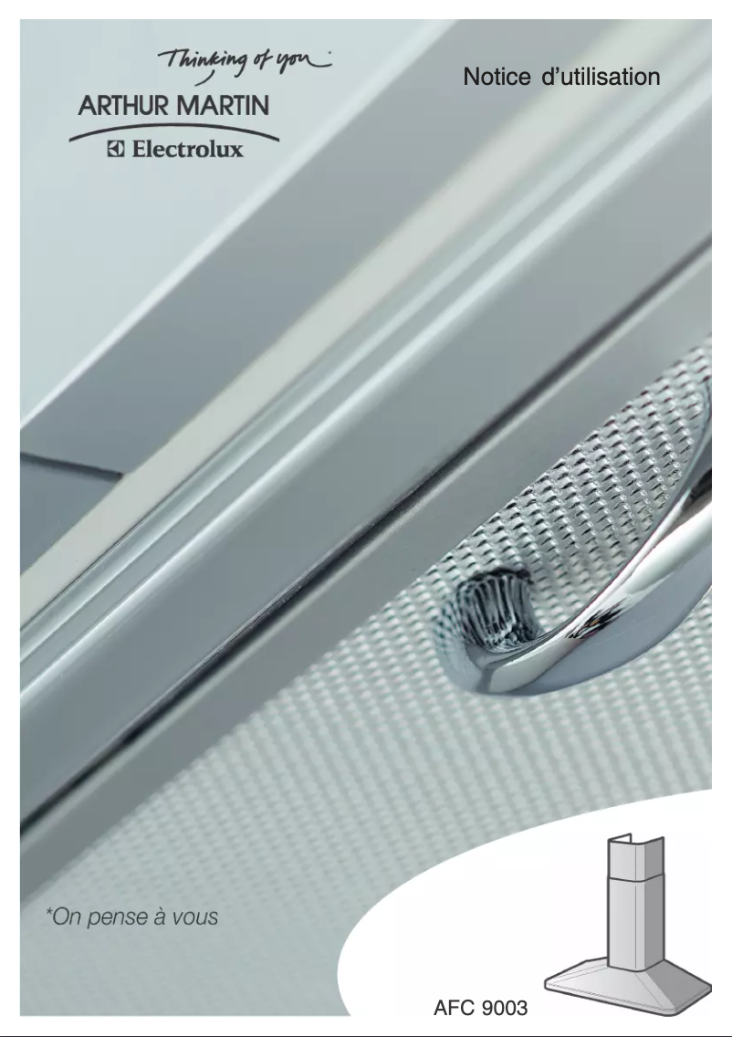 Image de la première page du manuel de l'appareil AFC9003ALU