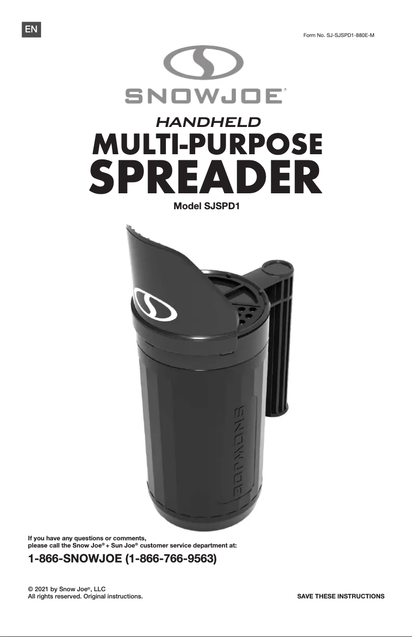 Image de la première page du manuel de l'appareil SJSPD1