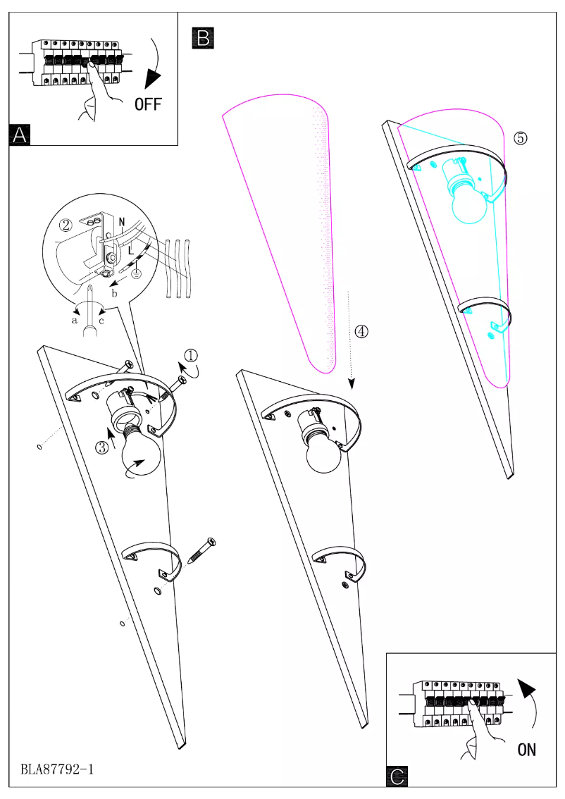 Página 1 del manual Manual de usuario Eglo Pascal 1