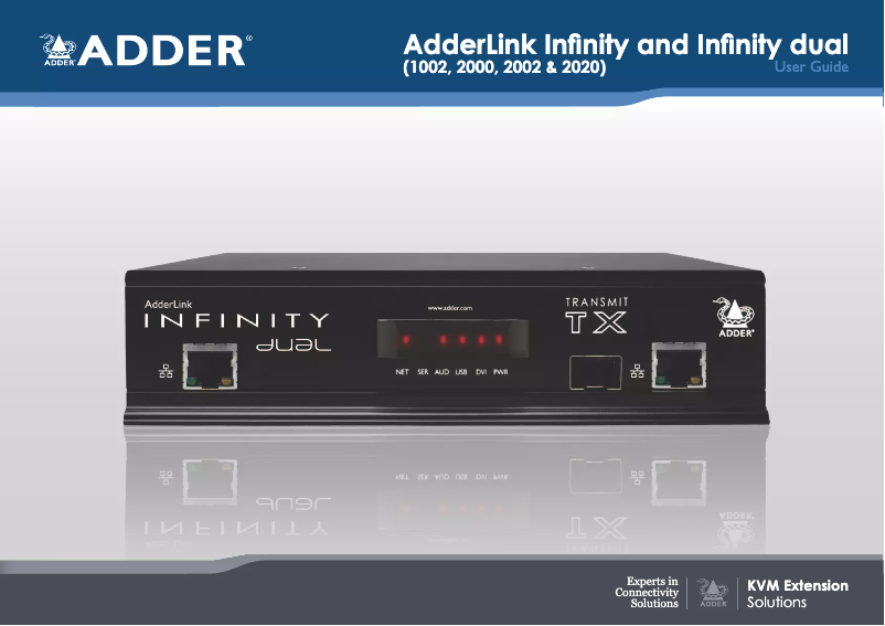 Page n°1 - Manuel utilisateur Adder ALIF2020T