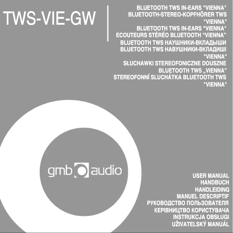 Image de la première page du manuel de l'appareil TWS-VIE-GW
