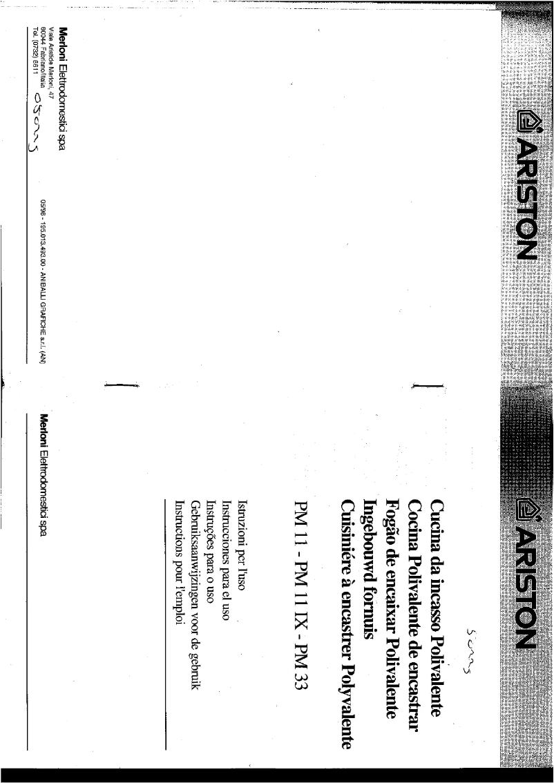 Image de la première page du manuel de l'appareil PM 33