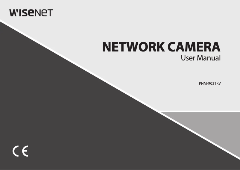 Image de la première page du manuel de l'appareil PNM-9031RV