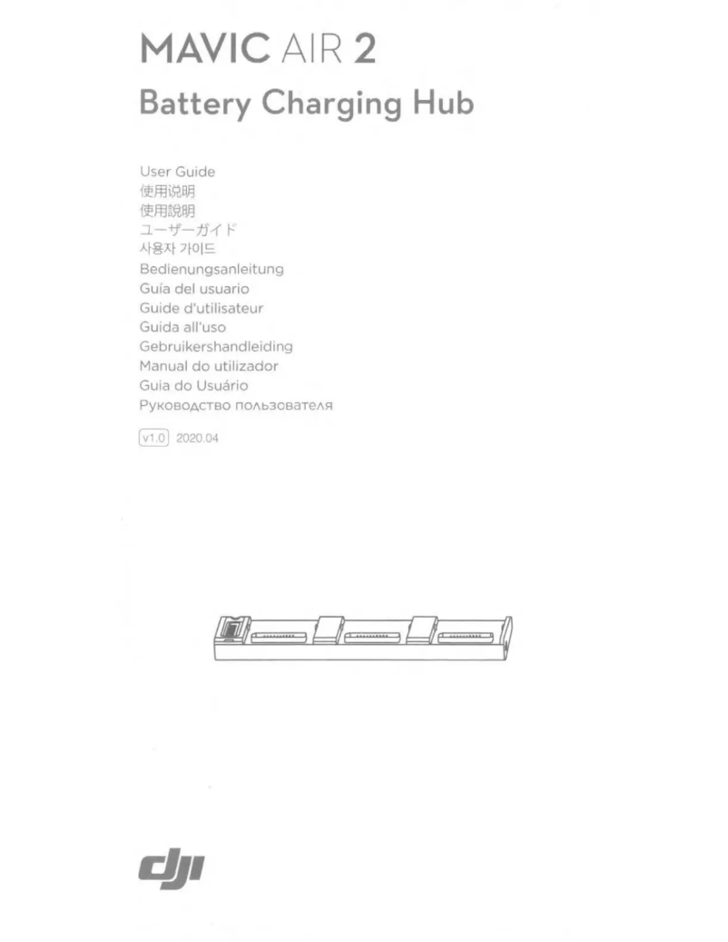 Page 1 de la notice Manuel utilisateur DJI Mavic Air 2 Battery Charging Hub