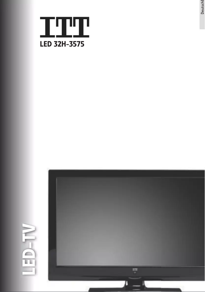 Page n°1 - Manuel utilisateur ITT LED 32H-3575