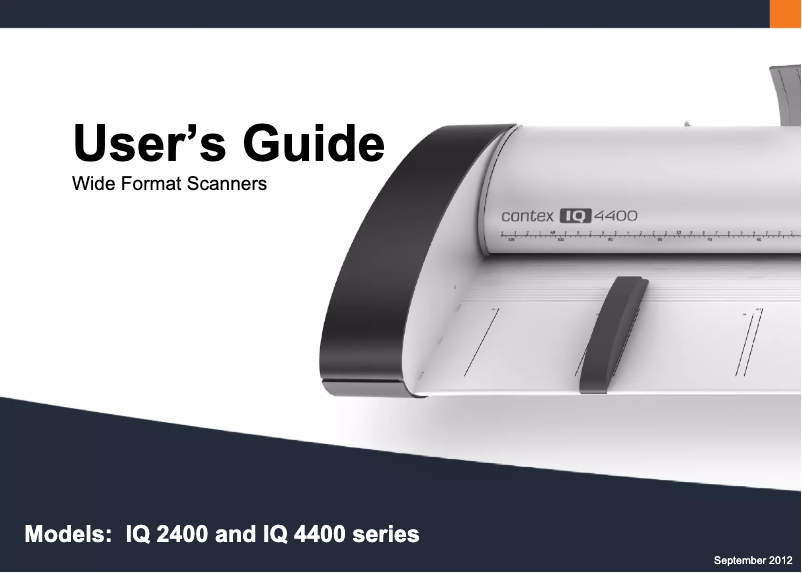 Image de la première page du manuel de l'appareil IQ Quattro 4420