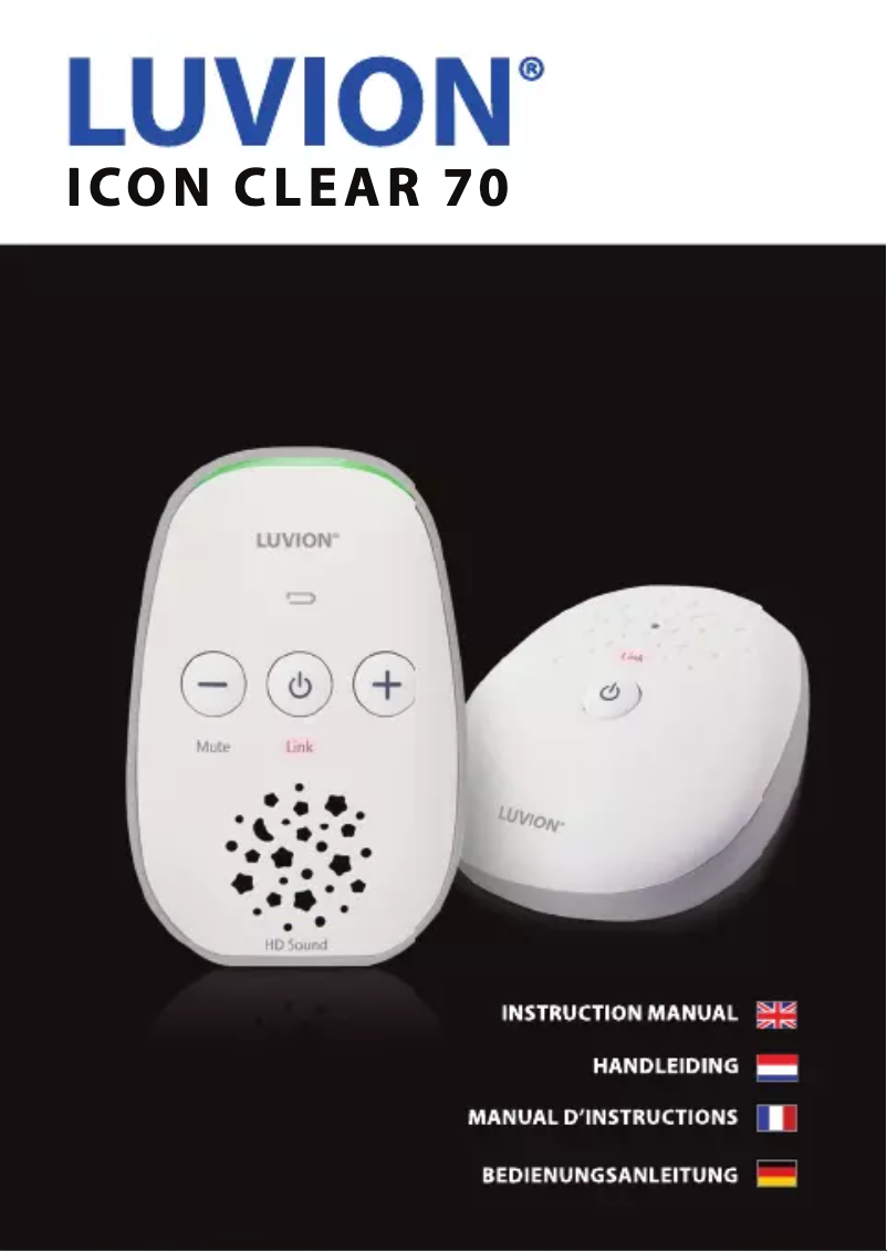 Image de la première page du manuel de l'appareil Icon Clear 70