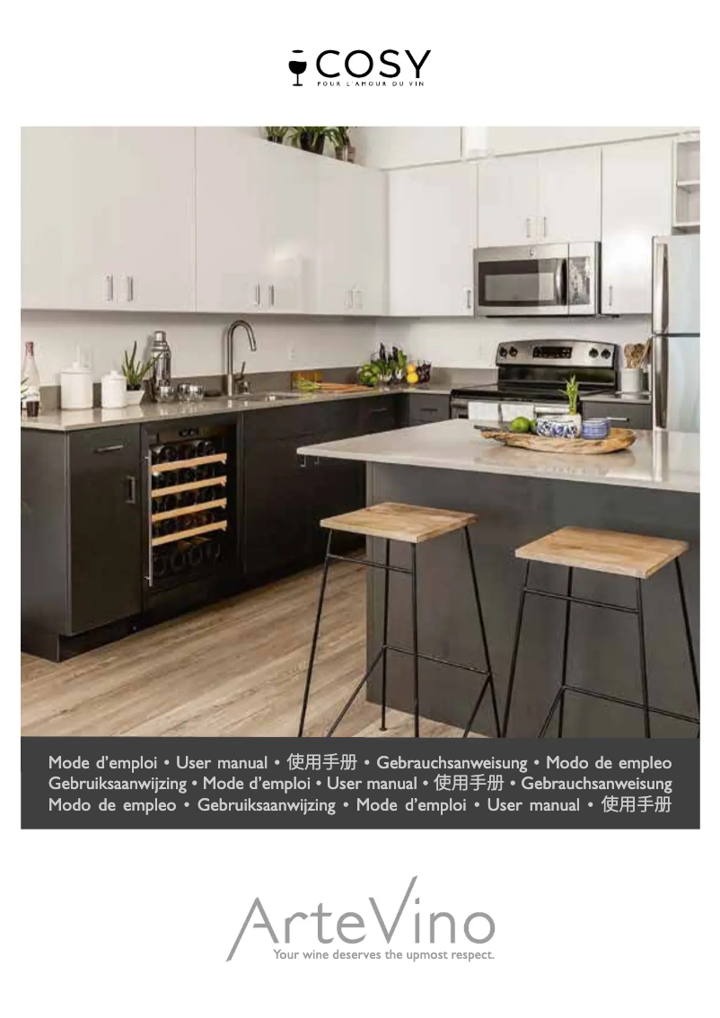 Page 1 de la notice Manuel utilisateur ArteVino COSYP1T