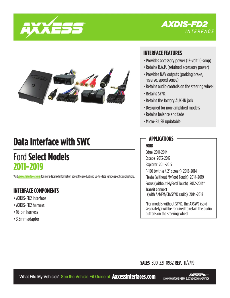 Image de la première page du manuel de l'appareil AXDIS-FD2