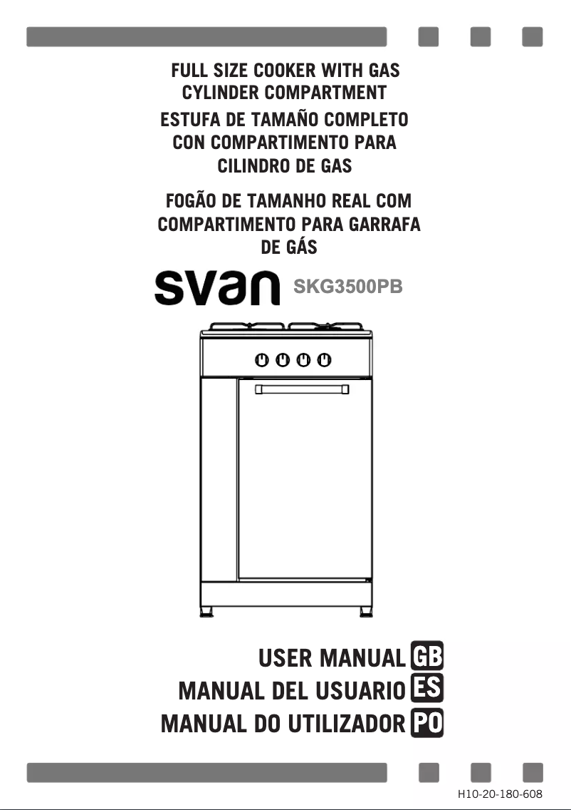 Page 1 de la notice Manuel utilisateur SVAN SKG3500PB