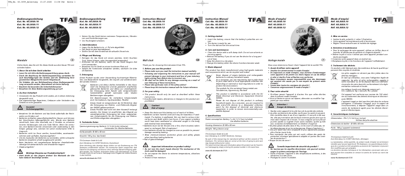 Imagen de la primera página del manual del dispositivo 60.3059.10