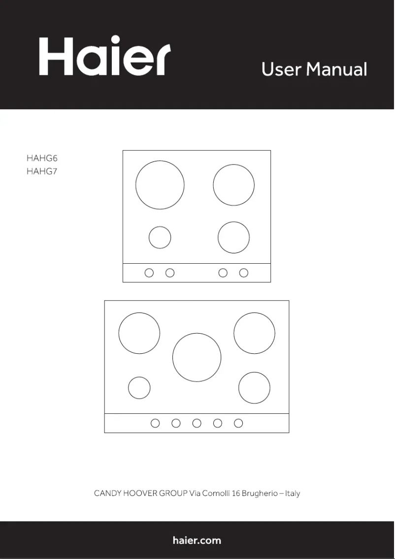 Image de la première page du manuel de l'appareil HAHG6BR4S2X