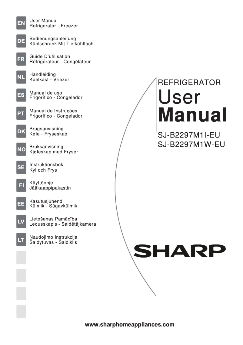 Page n°1 - Manuel utilisateur Sharp SJ-B2297M1I