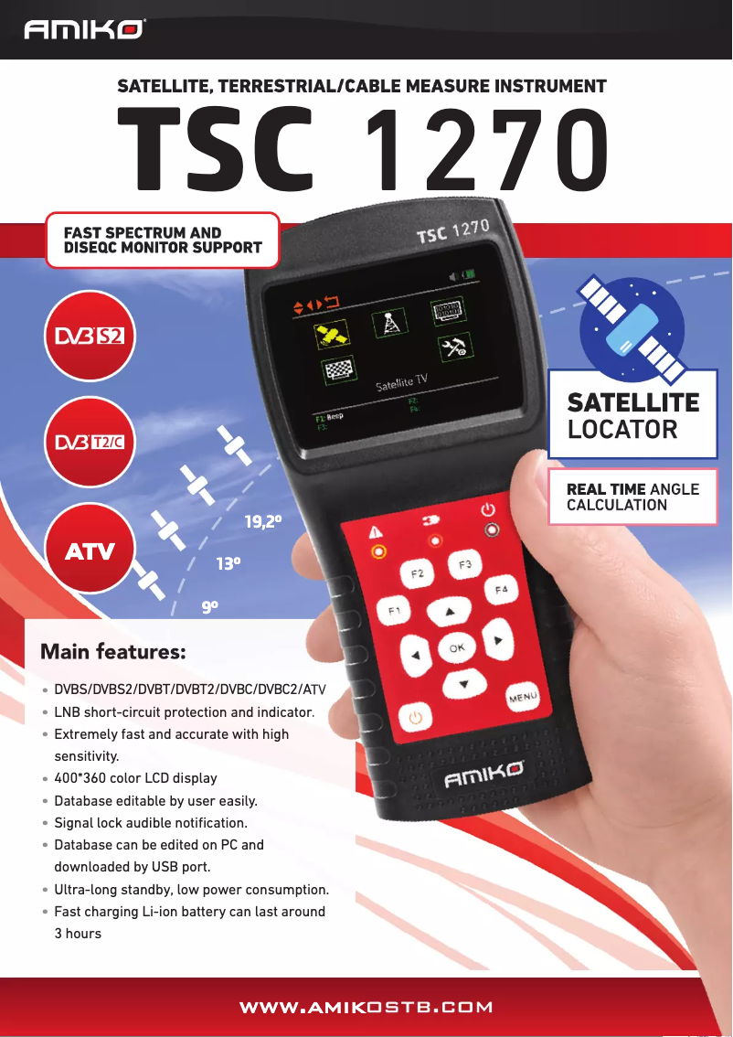 Image de la première page du manuel de l'appareil TSC-1270