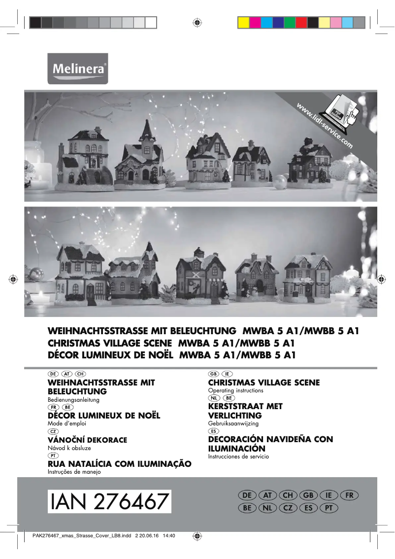 Page 1 de la notice Manuel utilisateur Melinera HG02935