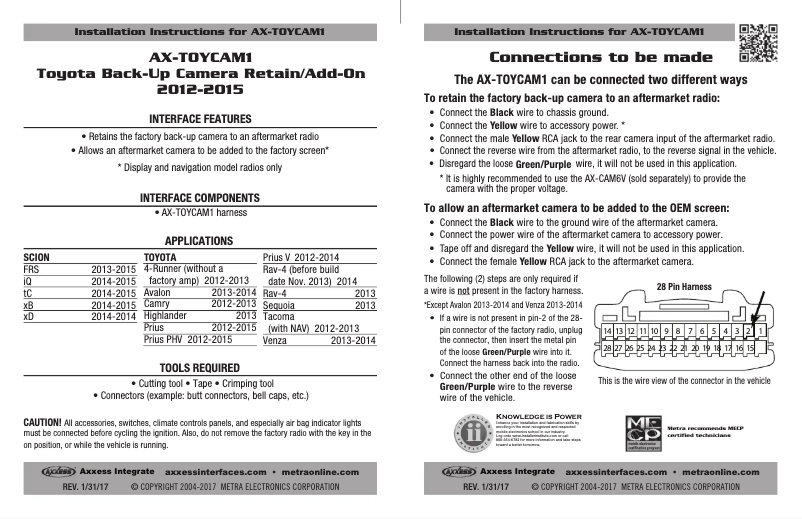 Página 1 del manual Manual de usuario AXESS AX-TOYCAM1