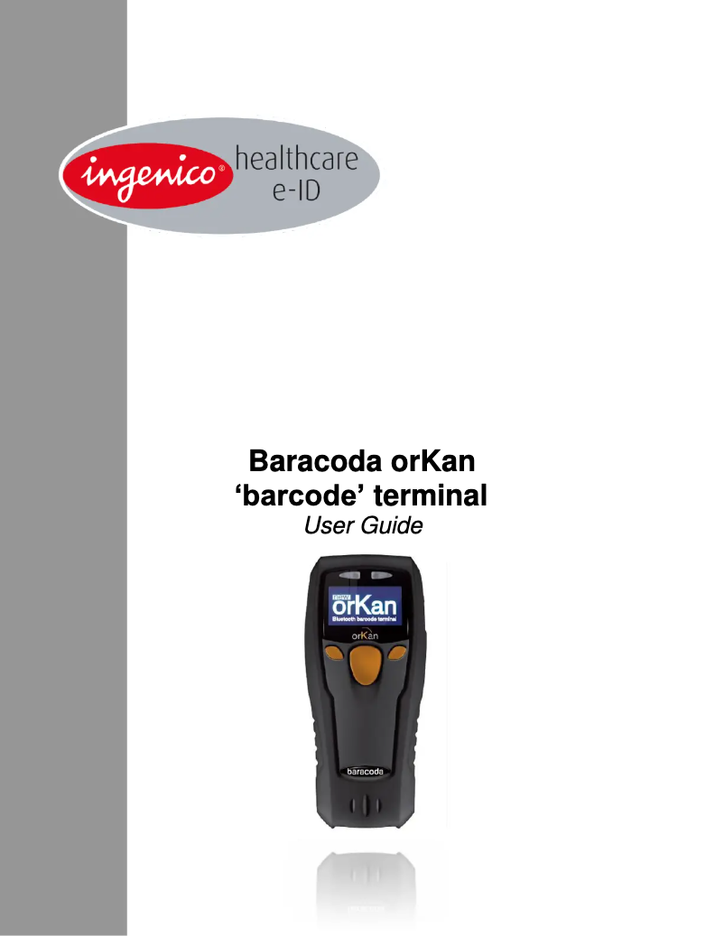 Page 1 de la notice Manuel utilisateur Baracoda orKan