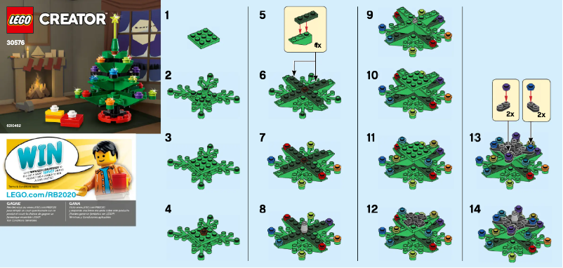 Page 1 de la notice Manuel utilisateur Lego Divers 30576