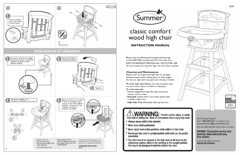 Image de la première page du manuel de l'appareil 22233