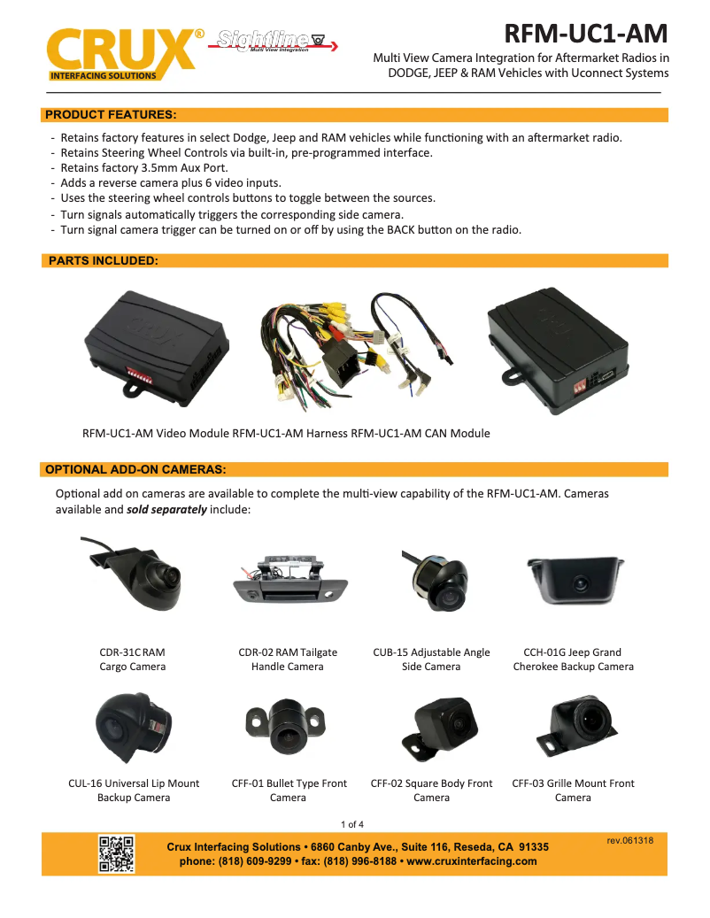 Imagen de la primera página del manual del dispositivo RFM-UC1-AM
