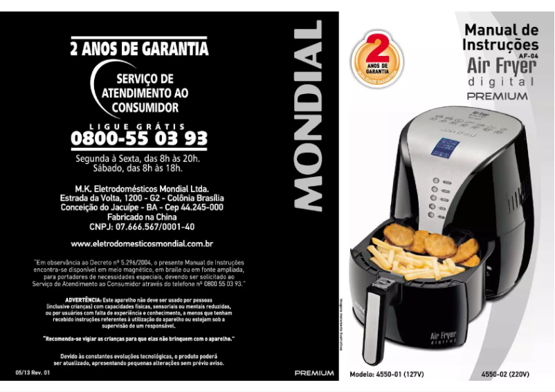 Image de la première page du manuel de l'appareil Digital Premium AF-04