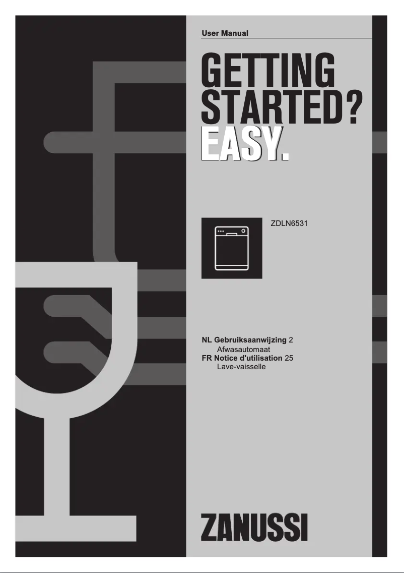 Page n°1 - Manuel utilisateur Zanussi ZDLN6531