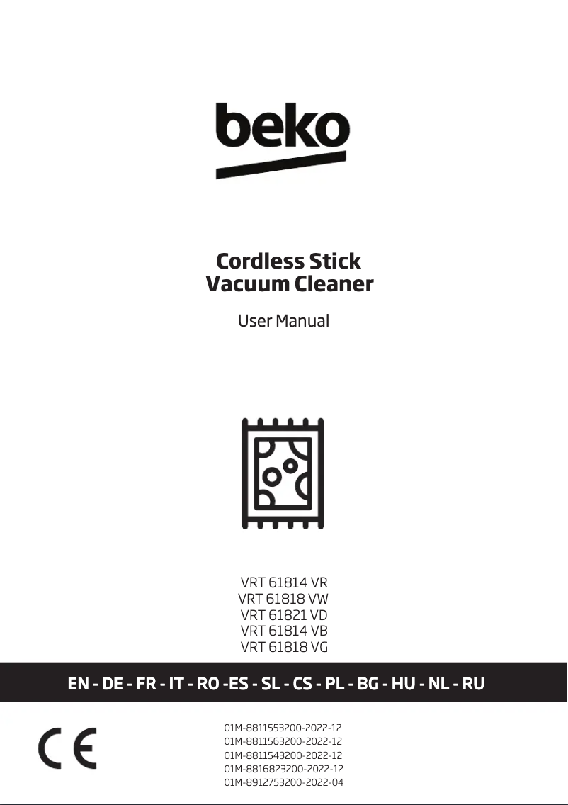 Page n°1 - Manuel utilisateur Beko VRT 61818 VG