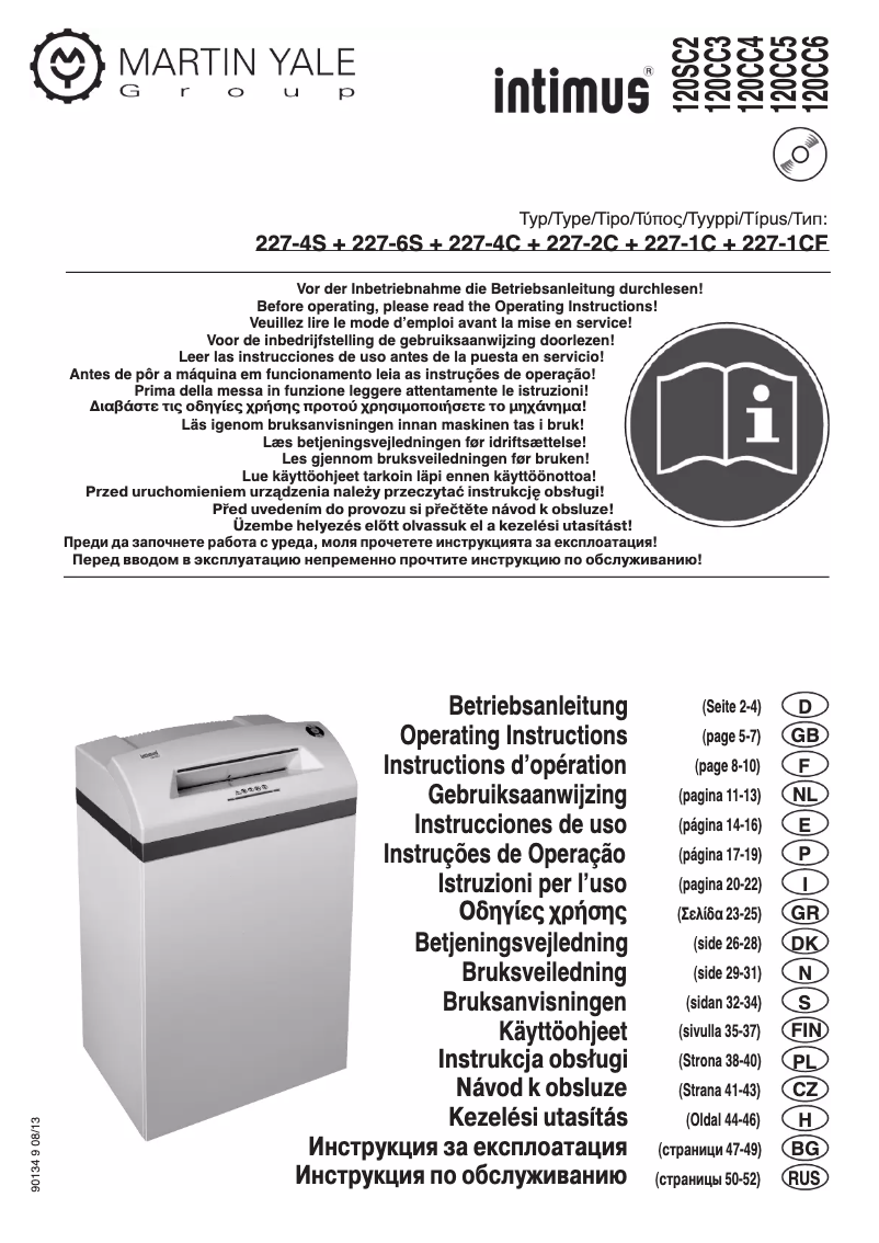 Page 1 de la notice Manuel utilisateur Intimus Pro 120 CC3