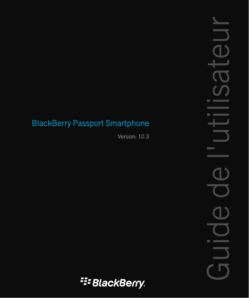 Page n°1 - Manuel utilisateur BlackBerry Passport 10.3