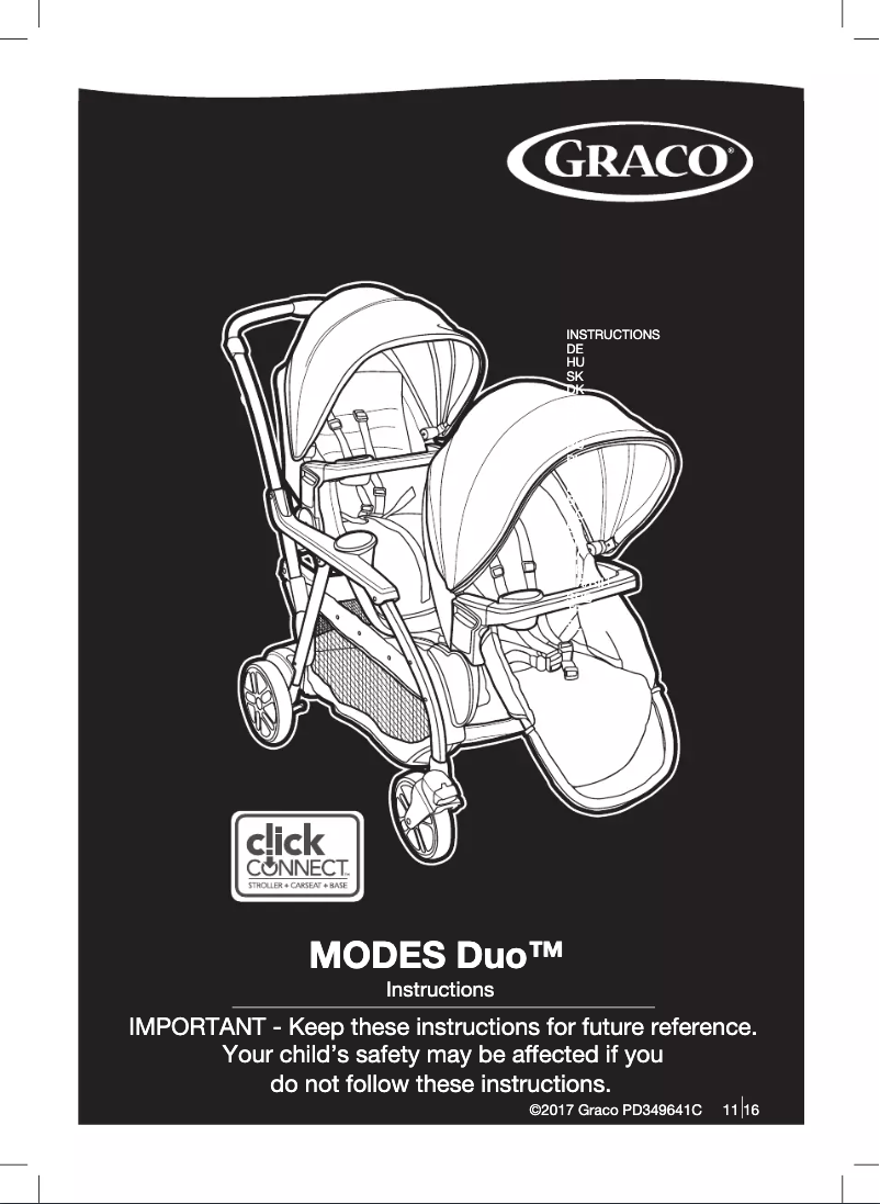 Image de la première page du manuel de l'appareil Modes Duo