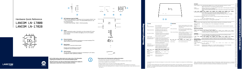 Página 1 del manual Manual de usuario Lancom LN-1700B