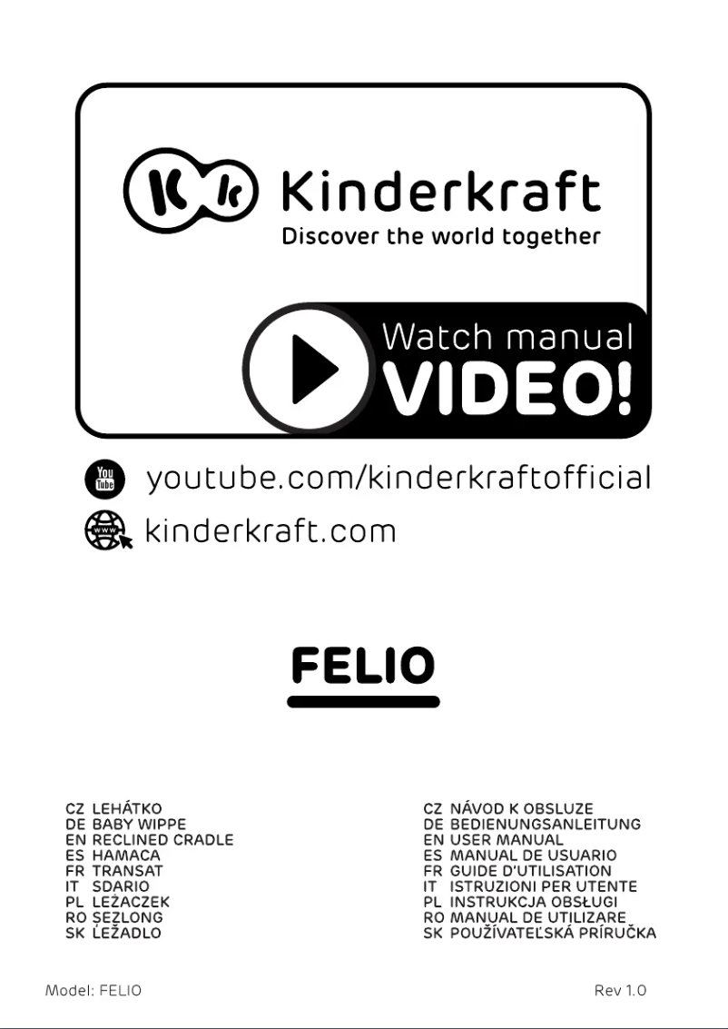 Página 1 del manual Manual de usuario Kinderkraft FELIO