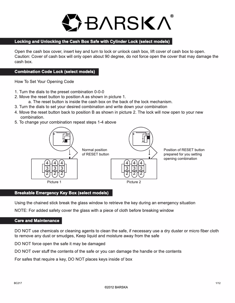Imagen de la primera página del manual del dispositivo CB11832