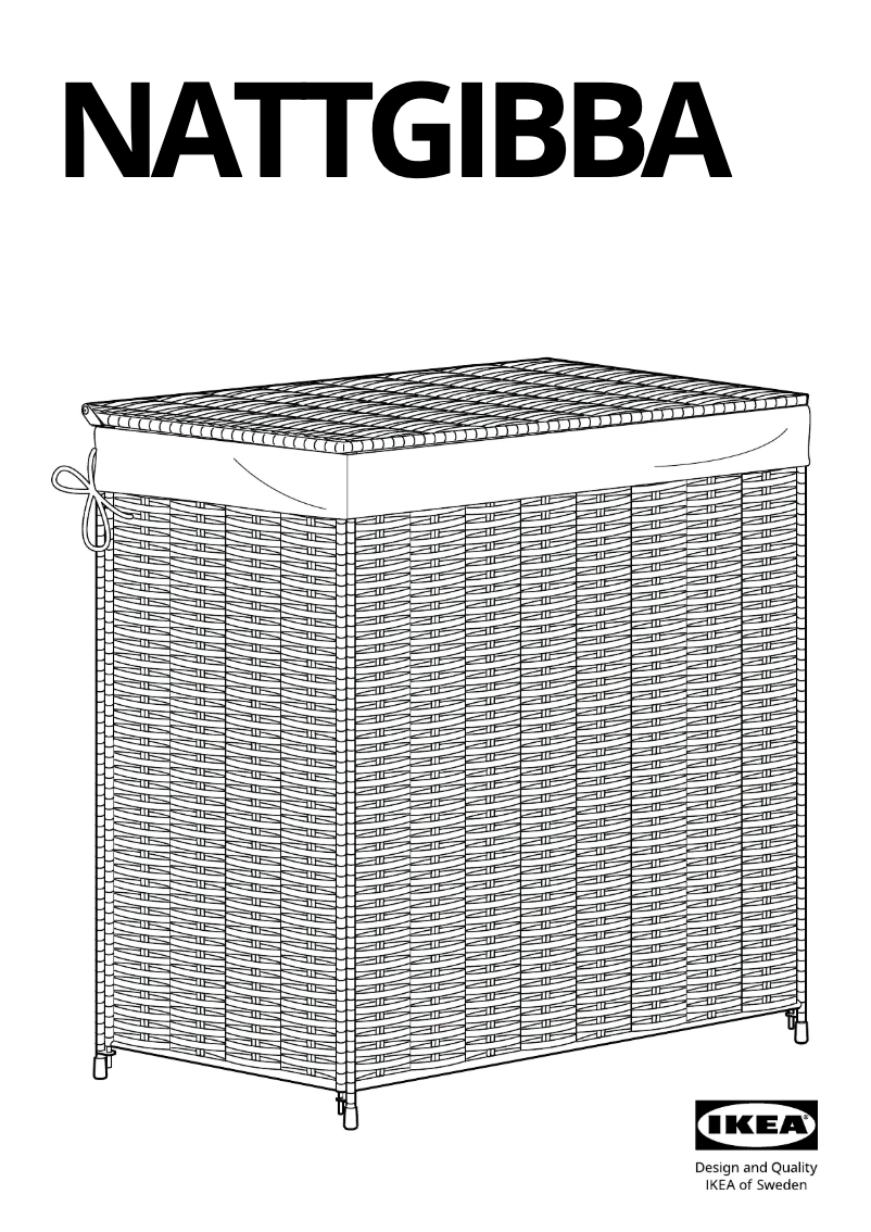 Page 1 de la notice Manuel utilisateur Ikea NATTGIBBA 105.319.37