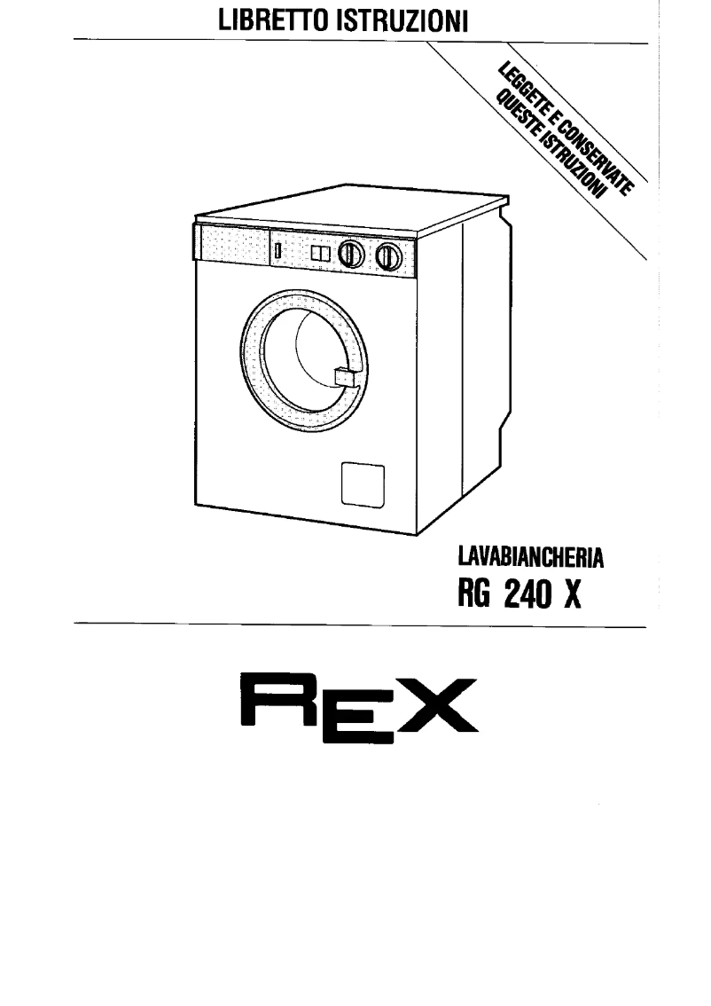 Image de la première page du manuel de l'appareil RG240X