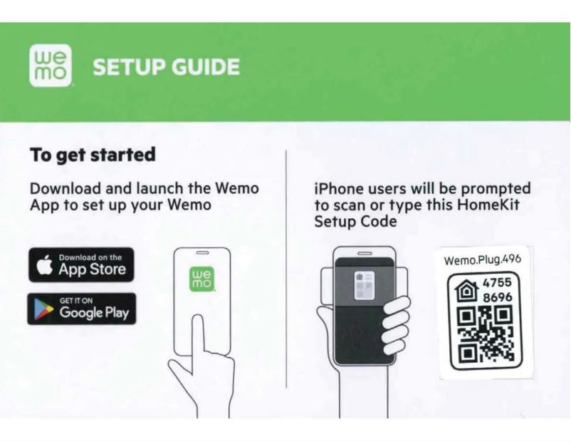 Page 1 de la notice Manuel utilisateur Belkin Wemo WiFi Smart Plug