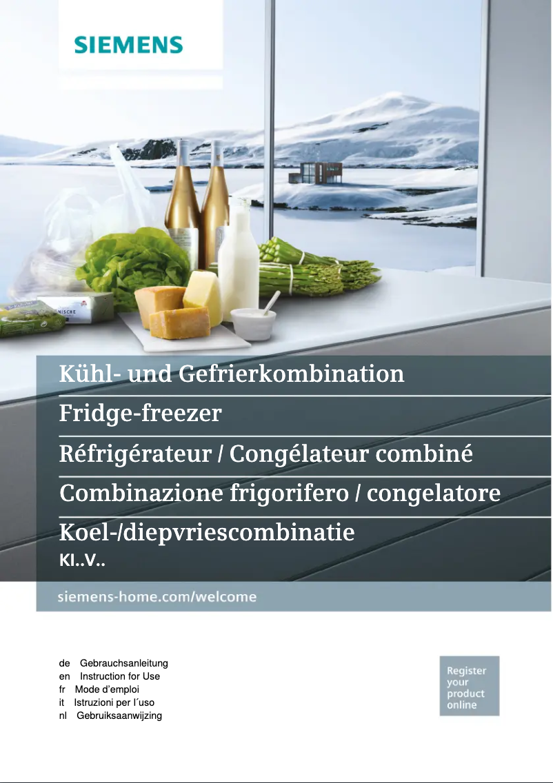 Image de la première page du manuel de l'appareil KI34VA50IE
