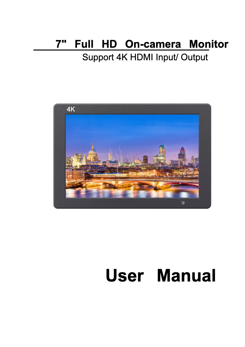 Image de la première page du manuel de l'appareil T7
