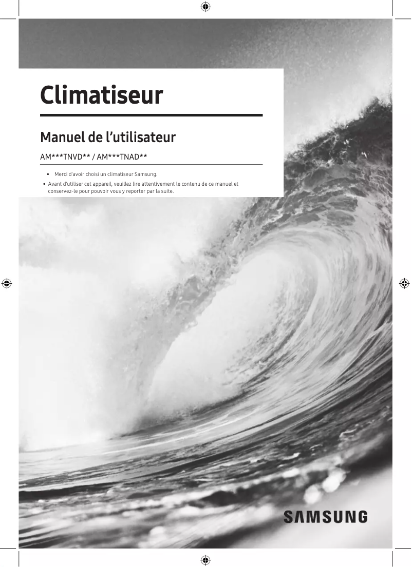 Image de la première page du manuel de l'appareil AM082TNVDKH