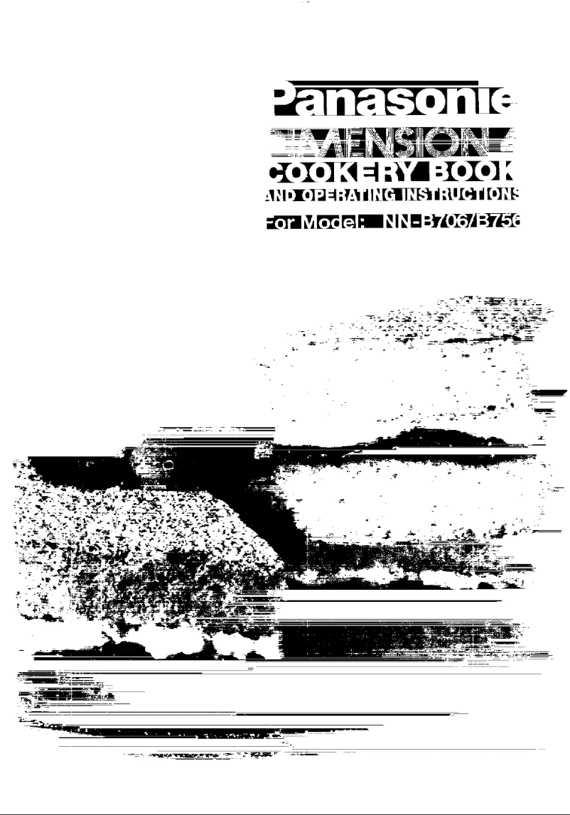 Image de la première page du manuel de l'appareil NN-B706