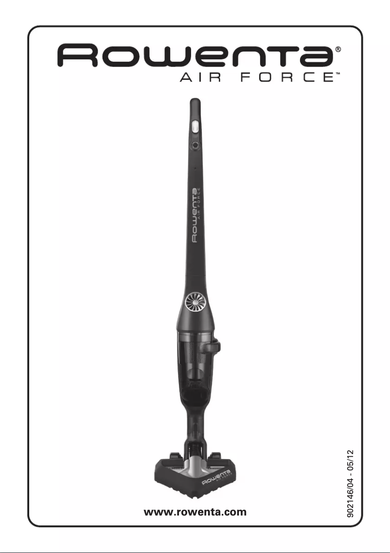 Image de la première page du manuel de l'appareil RH8548 Air Force